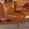 Baxton Studio Riordan Mid-Century Modern Tan Faux Leather and Walnut Brown Finished Wood Dining Chair 186-11362-Zoro - alternate 8
